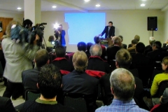 K. Menten in front of the audience