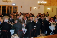 Guests enjoying inauguration dinner