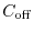 $C_{\rm off}$
