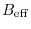 $B_{\rm eff}$